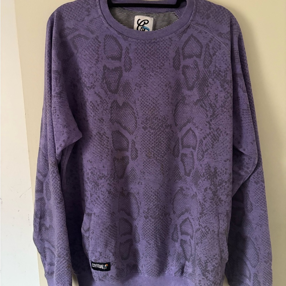 Purple Crewneck Sweater